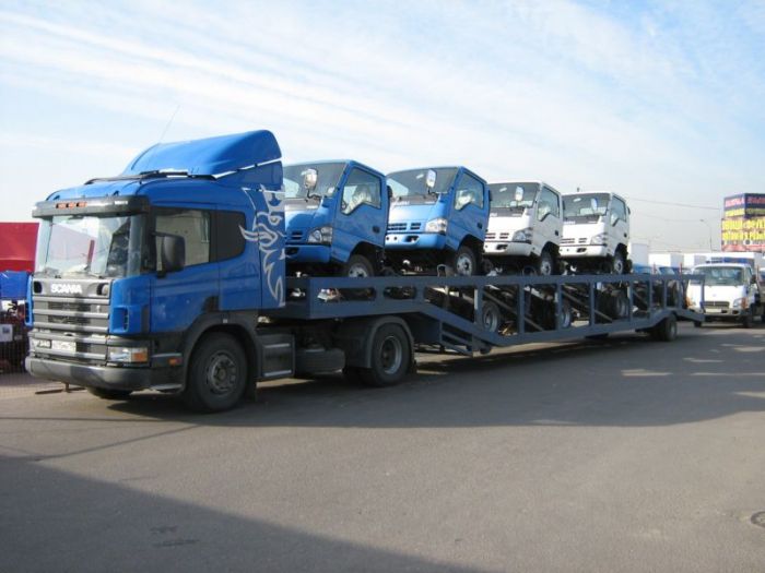 Перевозка грузового авто по заказу строительной фирмы «КиФО-Н»